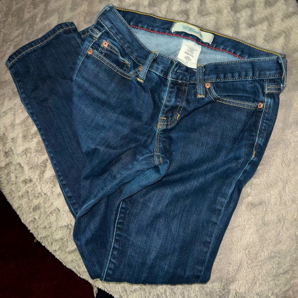 Gap Original Straight Leg Stretch Jeans